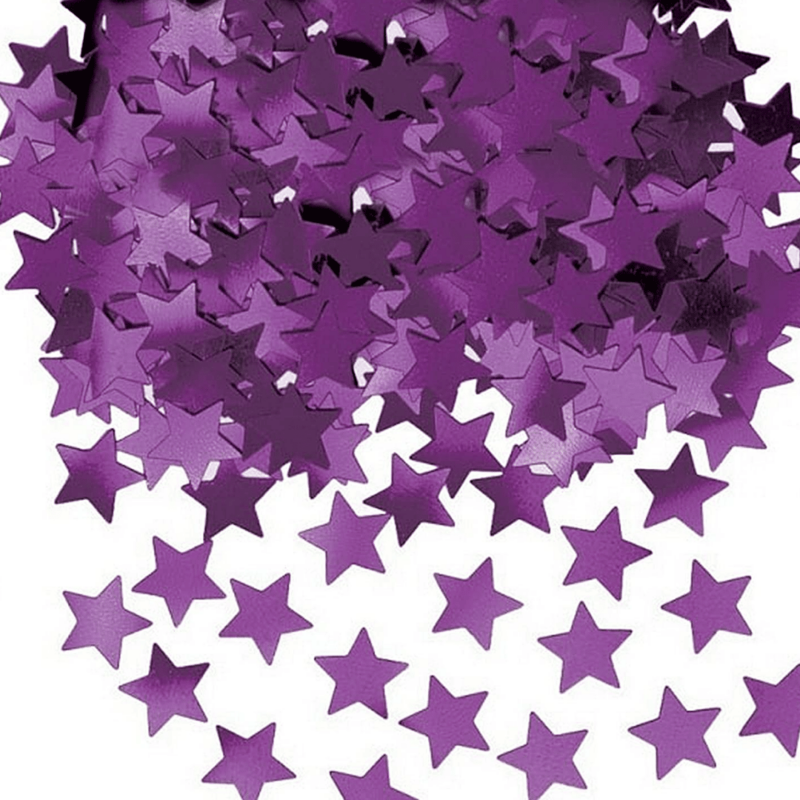 Violetit tähtikonfetit, 15 g