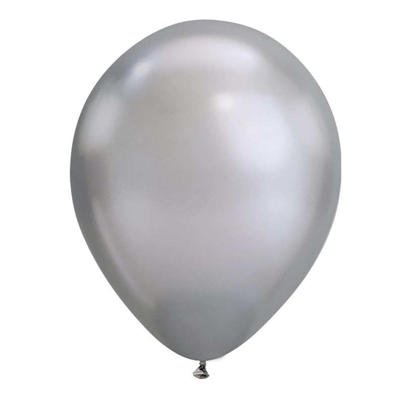 kromi-ilmapallot, 25 kpl, hopea