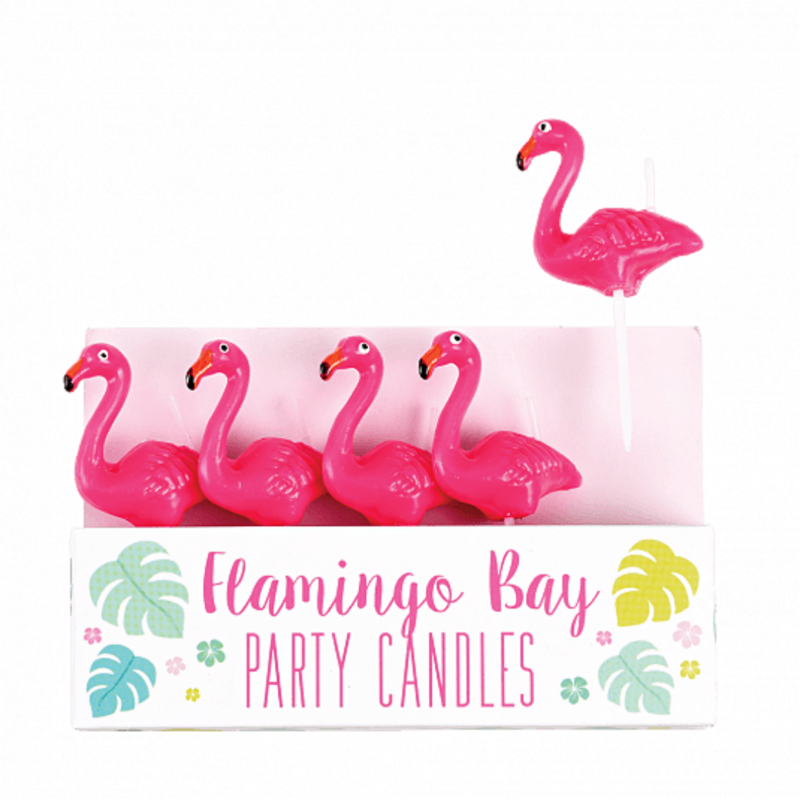 Flamingo-kakkukynttilät, 5 kpl 2