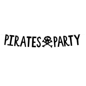 pirates party kirjainnauha