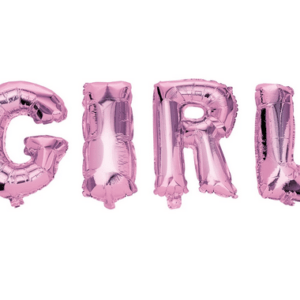 Girl pinkki foliopallo
